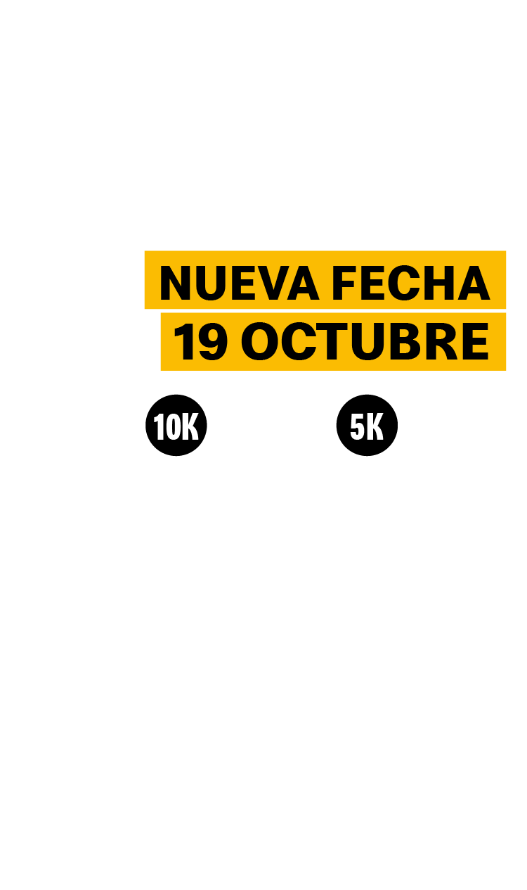 Nueva fecha 19 Octubre - 5K y 10K McDonald's Run